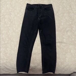 Aritzia Denim Forum - the Yoko High-Rise Jean in black.